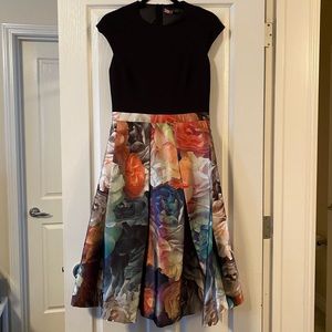 Ted Baker London | Fit + Flare Floral Dress